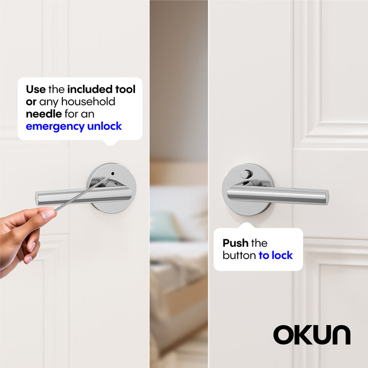 Stark Privacy Door Handle
