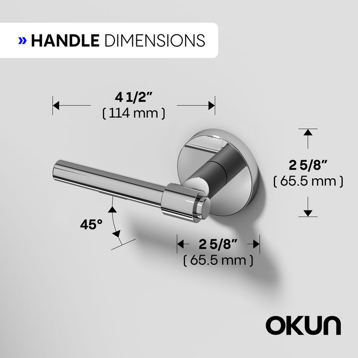 Zen	Passage Door Handle