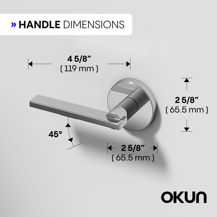 Valli	Passage Door Handle