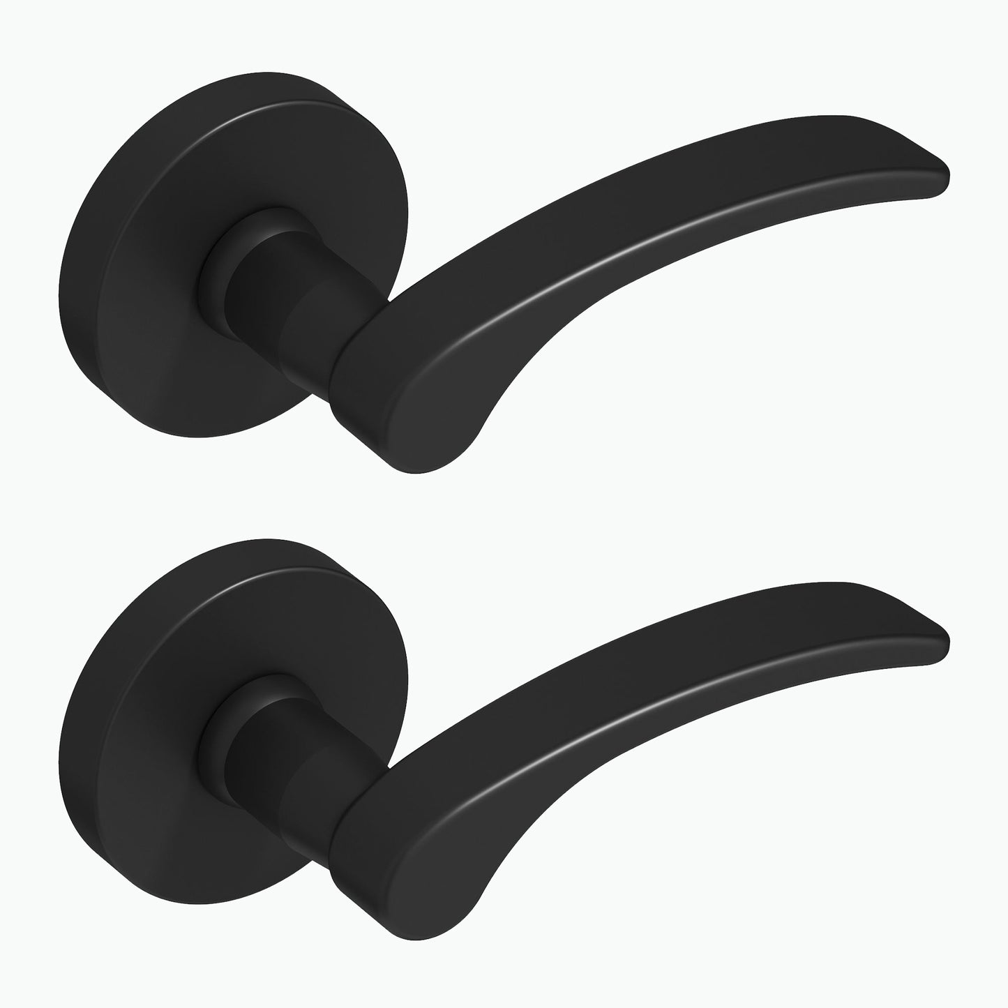 
              
                Okun Brook dummy door handle in dark bronze finish
              
            