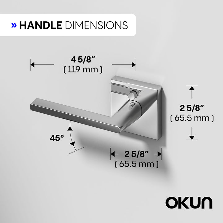 Quadra Privacy Door Handle