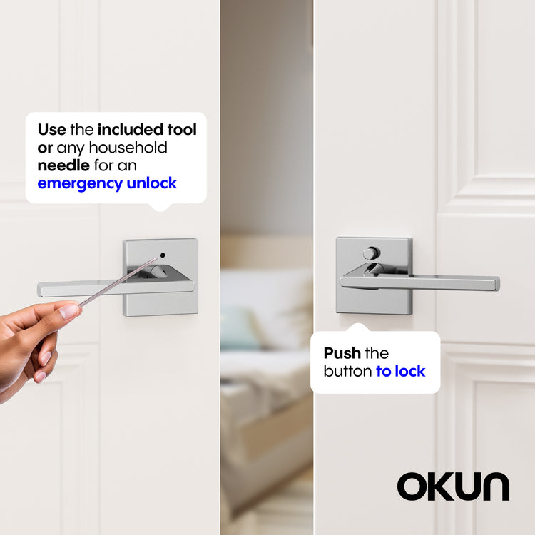 
                  
                    Quadra Privacy Door Handle
                  
                