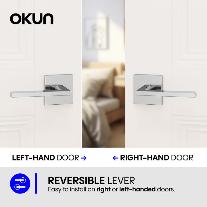 Quadra Passage Door Handle