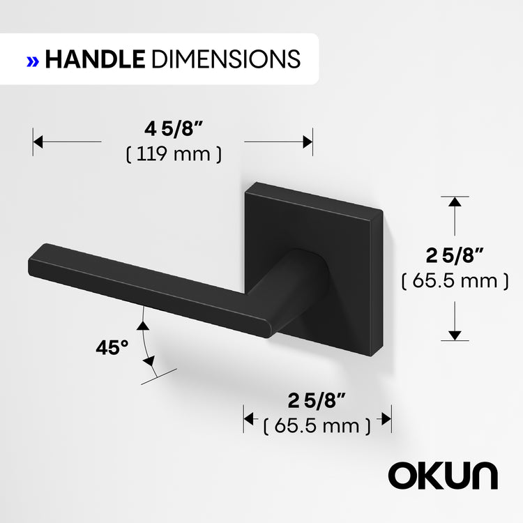 
                  
                    Quadra Passage Door Handle
                  
                