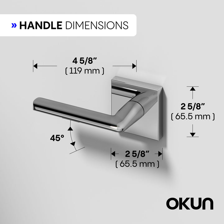 Mirra Passage Door Handle