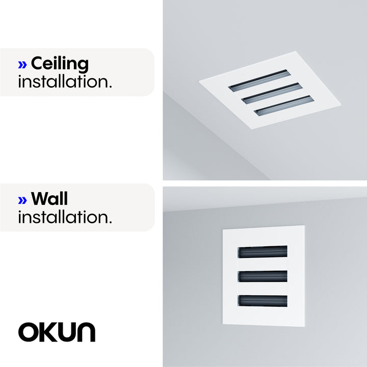 Square Metal Wall Surface Vent Cover