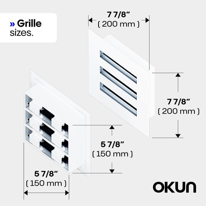 Square Metal Wall Surface Vent Cover