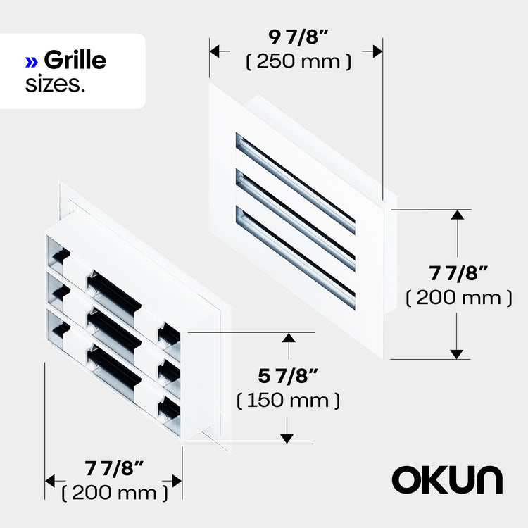 Standard Metal Wall Surface Vent Cover