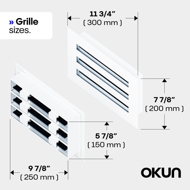 Standard Metal Wall Surface Vent Cover
