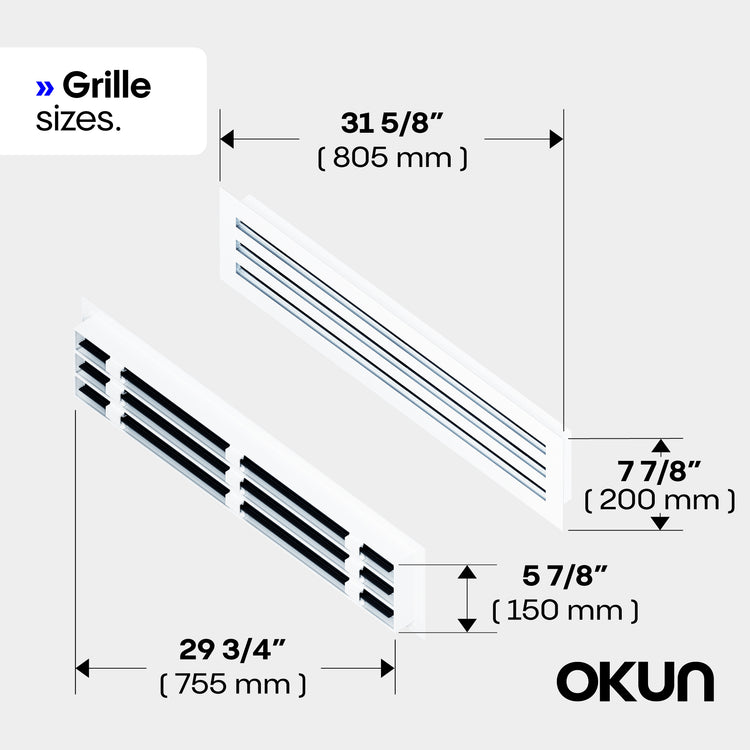 Linear Metal Wall Surface Vent Cover