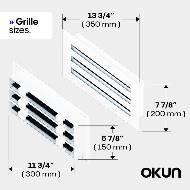 Standard Metal Wall Surface Vent Cover