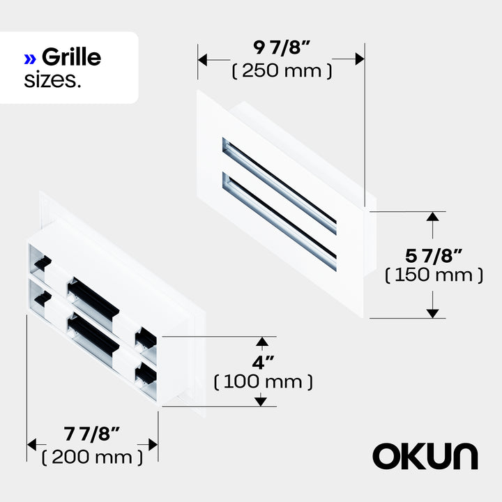 Standard Metal Wall Surface Vent Cover