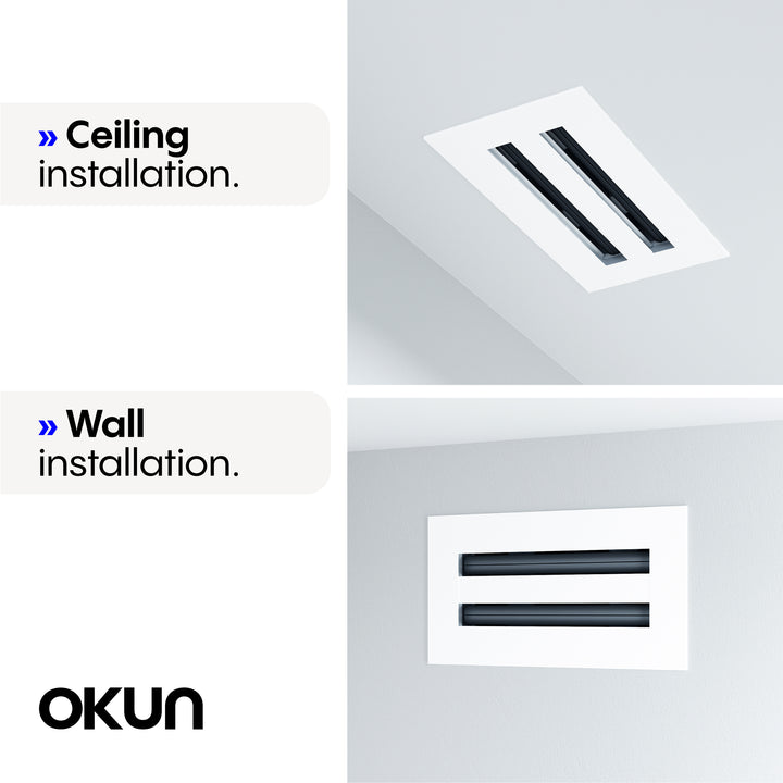 Linear Metal Wall Surface Vent Cover