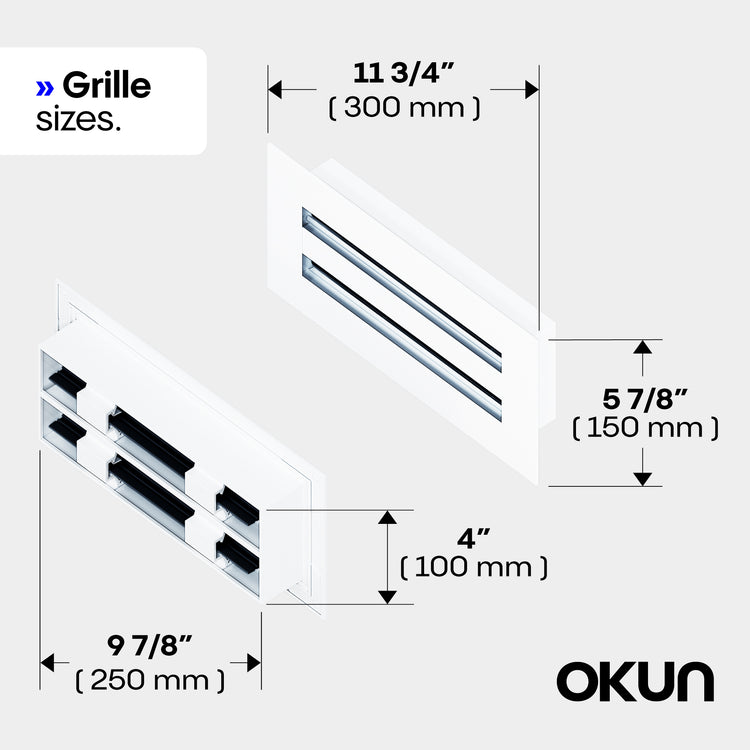 Linear Metal Wall Surface Vent Cover