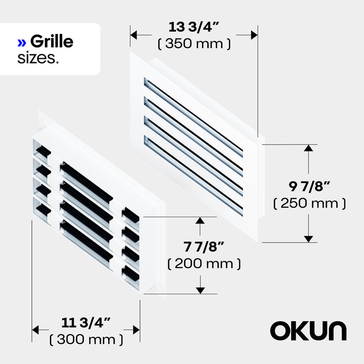 Standard Metal Wall Surface Vent Cover
