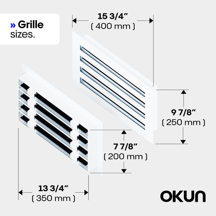 Standard Metal Wall Surface Vent Cover