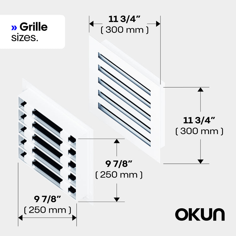 Square Metal Wall Surface Vent Cover