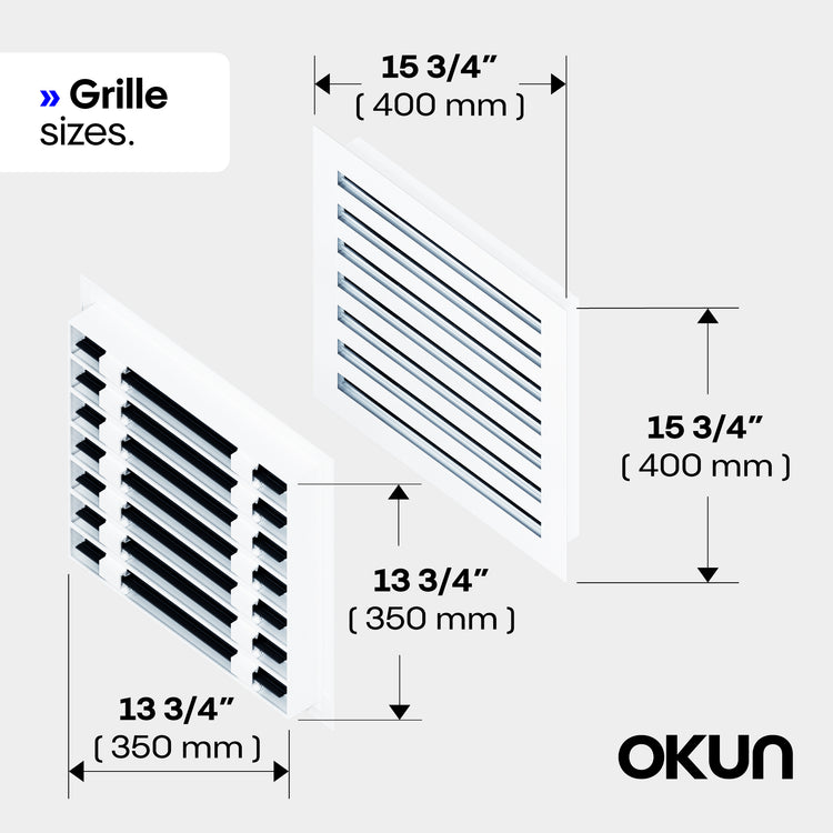Square Metal Wall Surface Vent Cover